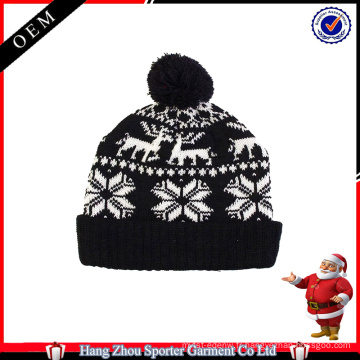 16FZCB07 bonnet de noël tricoté